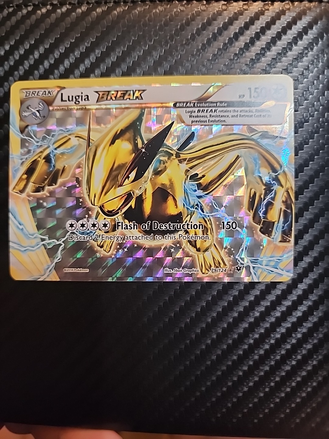 Pokémon Lugia Break Holo Rare TCG Card 79/124 XY Fates Collide