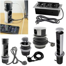 versenkbare Schreib-Tisch-Einbau-Steckdose versenkbar Steckdosenturm Verteiler