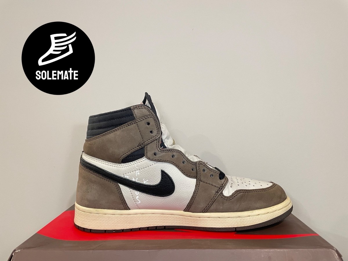 靴 NIKE AJ1 Travis Scott 27cm 🌵Nike Air Jordan 1 Retro High OG SP Travis Scott Mocha🔥M9/W10.5