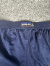 Blue Patagonia Capilene Size M Made In USA Baselayer Pants Long Johns Thermal