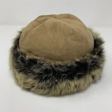 Nurseys Ladies' Luxurious Toscana Trim Sheepskin Hat Size Medium