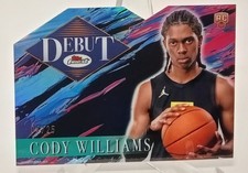 2024-25 Topps Finest Cody Williams Debut Die-Cut Refractor /25 RC