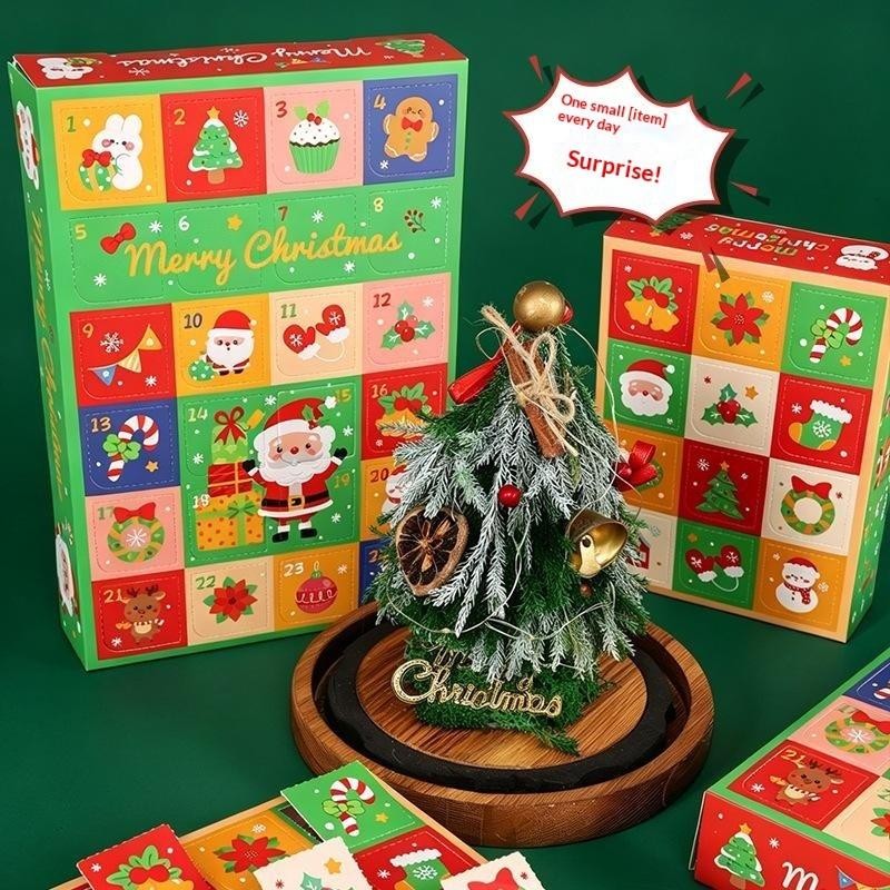 Christmas Series Countdown Calendar Blind Box Hole Hole Joy 2026 New ...