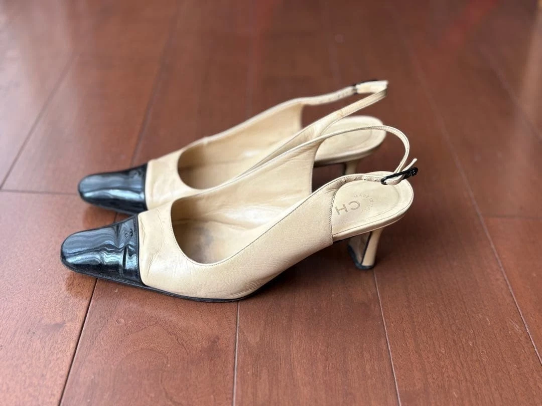 CHANEL Slingback Heels for Women with Vintage for sale | eBay
