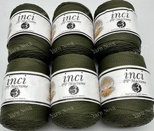 Anatolya 2mm Polyester Crochet Cord - Bags Macrame - 6x100g Rolls - Dark Khaki