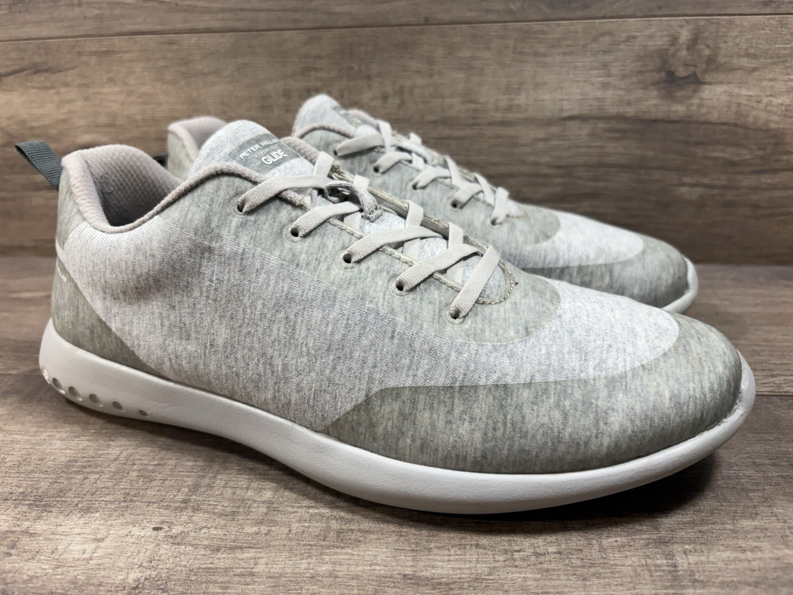 Peter Millar Hyperlight Glide Gray Knit Athletic … - image 15