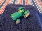 Vintage Matchbox Tractor No 50, Green and Yellow, By Lesney of England
