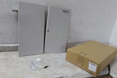 Black Box QCDF12U-LG Quiet Cab Front Doors 12U Light Gray