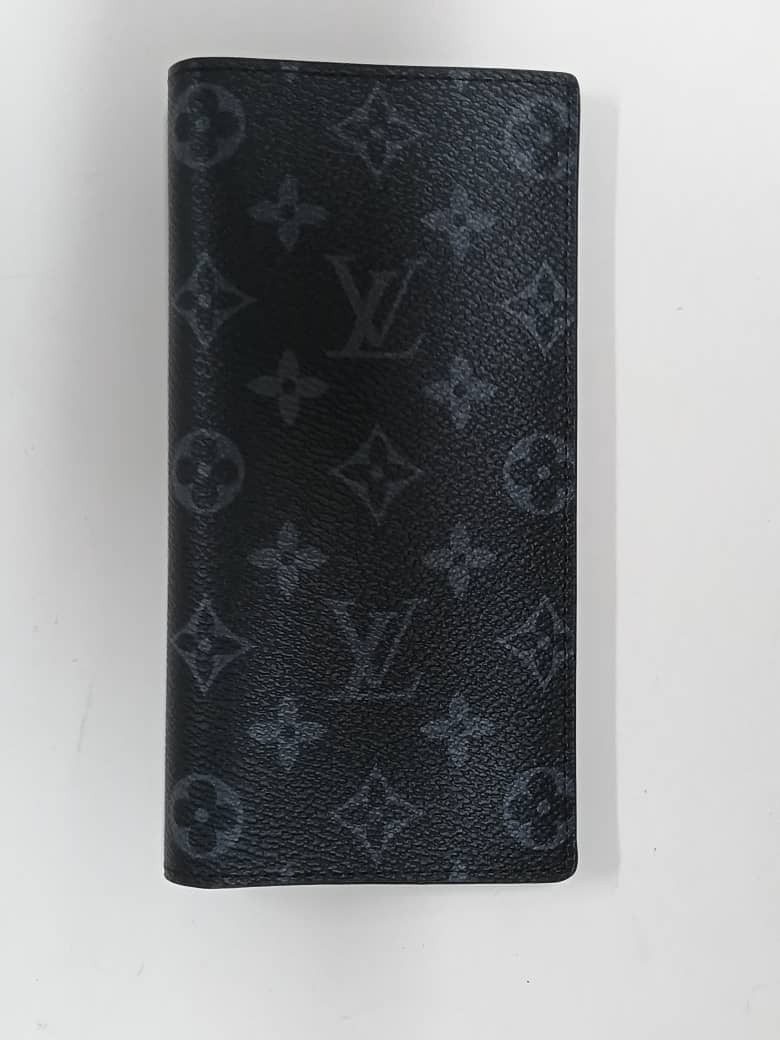 Louis Vuitton Monogram Eclipse Brazza Canvas Long… - image 5