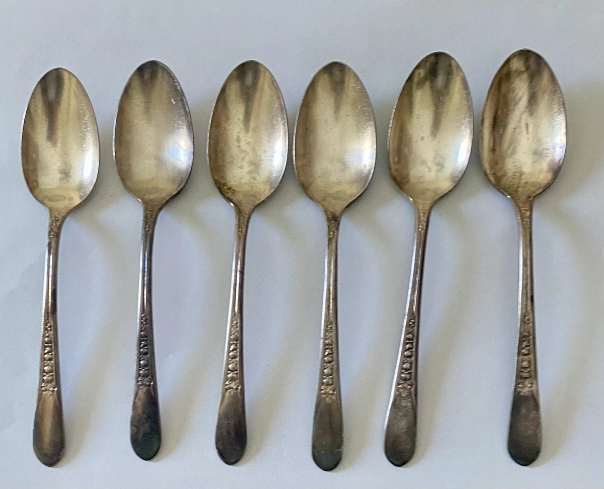 Wm. Rogers & Son 1900-1940 Flatware-Set Antique US Silver-Plated