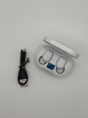 Brand new White Bluetooth wireless earbuds Ear Buds With charging cord case