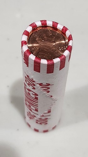 2025- D SEALED Lincoln Penny Cent Roll Shield Uncirculated in Hand Fire