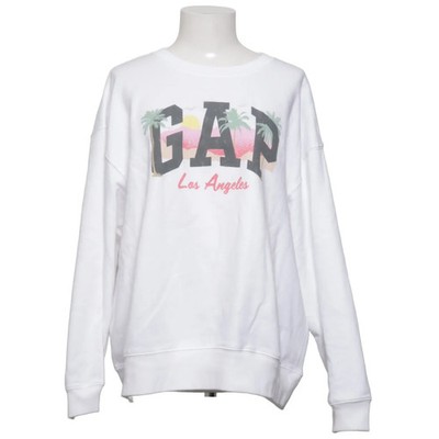 Gap, Sweatshirt, Größe: XL, Weiß/Mehrfarbig, Baumwolle/Polyester, Print #rEt