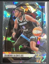2024 Panini Prizm WNBA - Diamond DeShields #8 Cracked Ice Prizm Chicago Sky