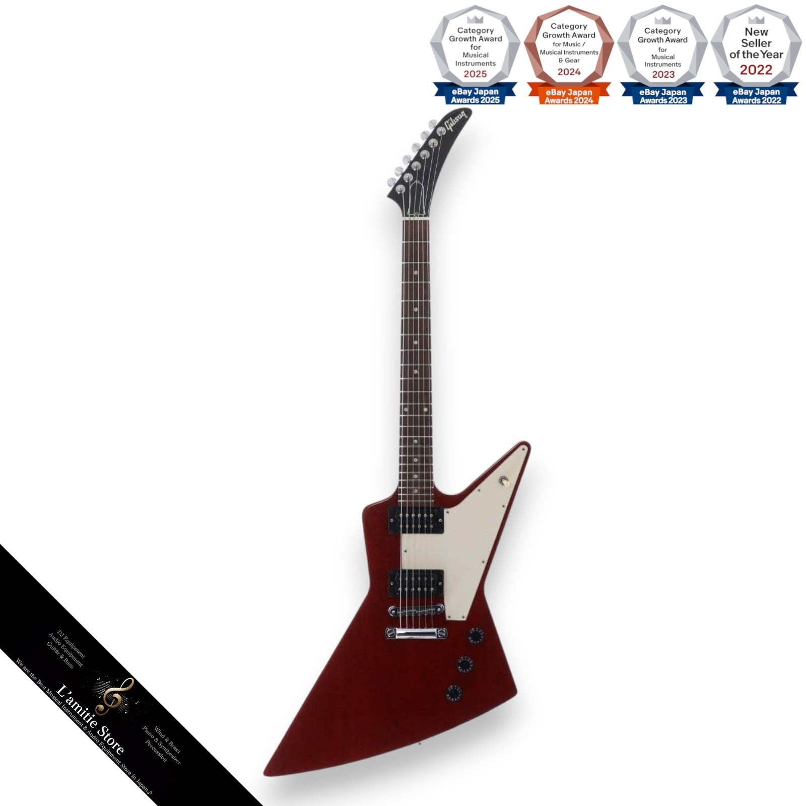 Gibson Explorer Cherry 2009 Electric Guitar 6String Reissue of 1976 Model