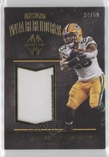 2017 Panini Majestic Unsung Warriors Materials Gold 34/50 Ty Montgomery v1x