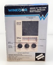 New Windsor Singin In The Rain All Purpose AM/FM Waterproof Shower Radio
