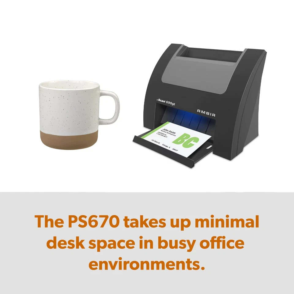 nScan 690gt-AS High-Speed Vertical Card Scanner for Windows PC - Image 2 of 4