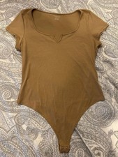 NWOT Tan XL American Eagle Bodysuit.