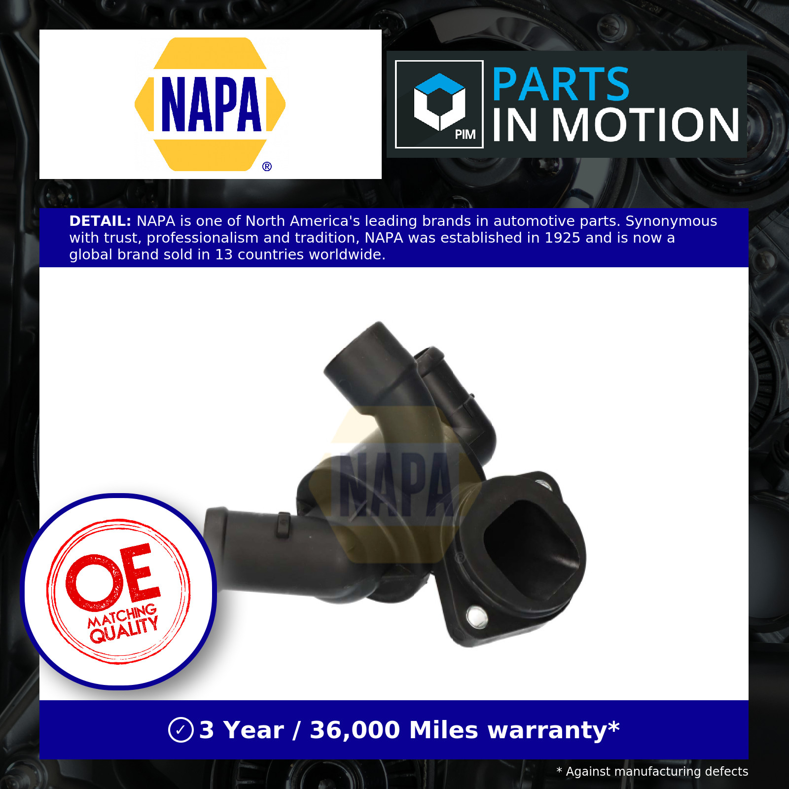 Coolant Thermostat NTH1058 NAPA 03L121111AJ 03L121111R 03L121111AN 03L121111S - Image 6
