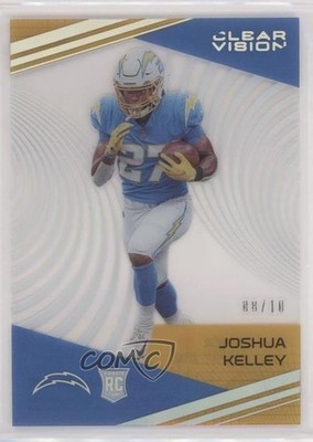 2020 Panini Chronicles Clear Vision Rookies Holo Silver 8/10 Joshua Kelley 0s55