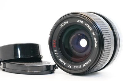 Rare 'O' [MINT] Canon FD 24mm F2.8 S.S.C. SSC Wide Angle MF Lens From JAPAN