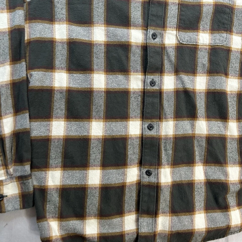 Volcom Shirt Jacket Mens XL Gray Plaid Fleece Button Up Lined Flannel Outdoor - Image 2 of 4