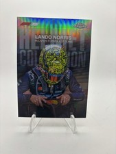 2025 Topps Chrome Formula 1 F1 Lando Norris Helmet Collection Refractor #HC-4