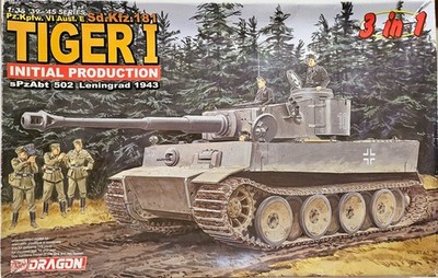 1/35 Dragon 6252: Tiger I Pz.Kpfw.VI Ausf.E Initial Production Tank Sd.Kfz.181