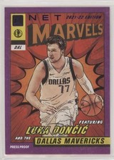 2021-22 Panini Donruss Net Marvels Press Proof Purple Luka Doncic #1 0g27