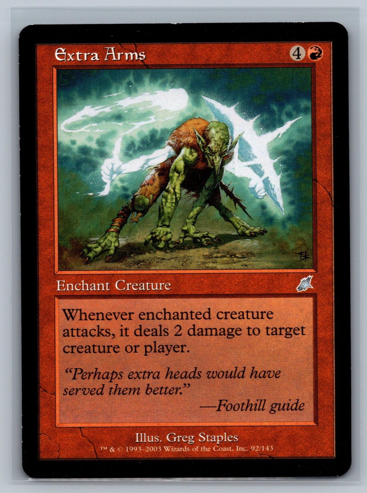 Magic The Gathering Scourge Extra Arms #92/143 MTG TCG CCG