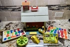 1971 Vintage Fisher Price #923 Play Family SCHOOL - Complete Set VGC