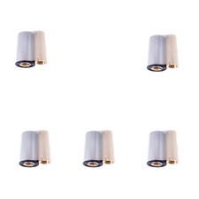 5Pcs Length 70m TLP2844 Ink Ribbon Fits For Zebra Width 55mm 1/2 Inch Core