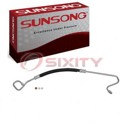 #ad Sunsong Power Steering Pressure Line Hose for 1992 1993 GMC Typhoon Assembly tw $29.23