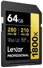 LEXAR SD SPEICHERKARTE GOLD SERIE SDXC UHS-II...
