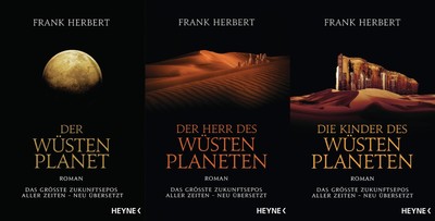 Frank Herbert / Der Wüstenplanet - neu übersetzt Band 1-3 plus 1 exklusives  ...
