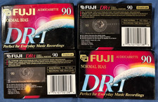 Lot of 4 New Vintage Fuji Maxell TDK Blank Cassette Audio Tape - NEW - SEALED