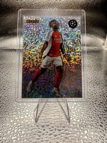 2024-25 Topps Chrome Merlin UEFA Bukayo Saka The Shiny Case Hit SSP 🔥