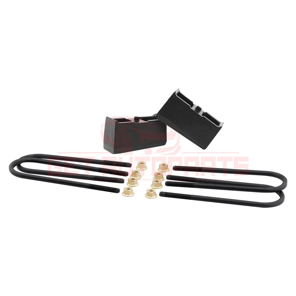 Kit de bloque de resorte de hoja de suspensión trasero ReadyLift 3" para GMC Sierra 1500 1999-2018 Foto 2 de 2