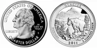 2011 Glacier Clad and SILVER Proof ATB Quarters some TONING CP10165