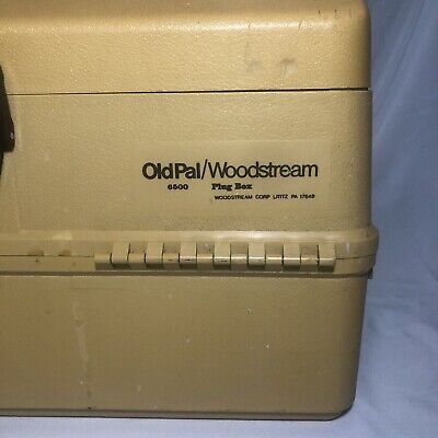 Vintage Old Pal Woodstream 6500 Bass Boss Fishing Tackle Box Made