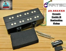 Artec Ceramic JB Twin Pickup for 4-string Fender Jazz J Bass® Humbucker 4 wire