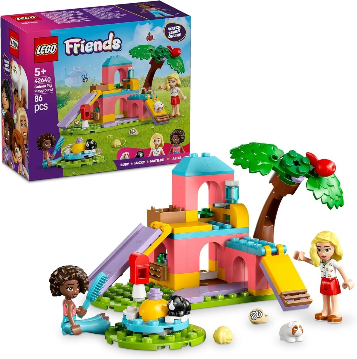 LEGO Friends Guinea Pig Playground 42640 +Cotton Candy Shop 42643