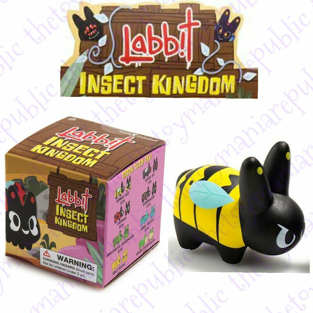 Kidrobot Frank Kozik Labbit Insect Kingdom Vinyl Mini Series