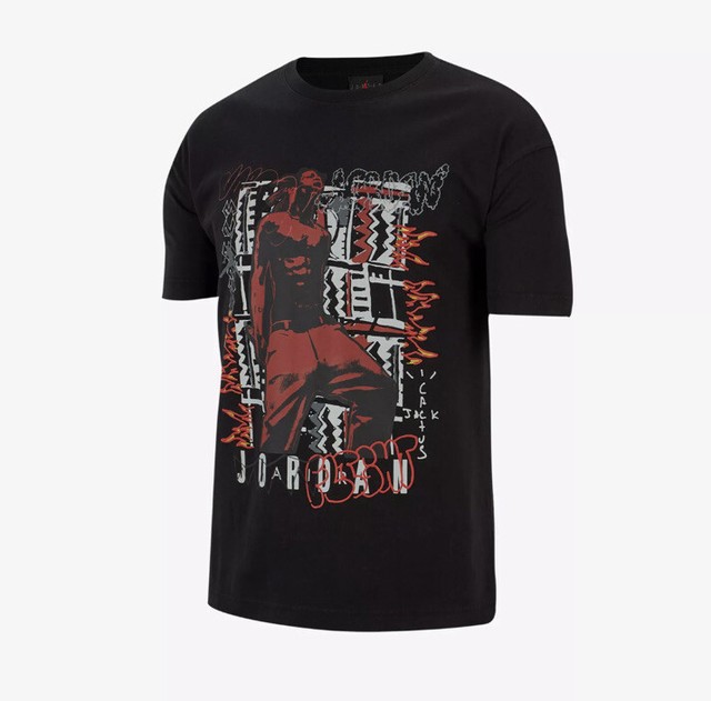 Travis Scott Jordan T-shirt 2 Size 