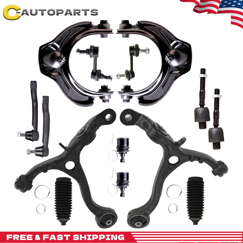 16Pc Control Arms Inner Outer Tie Rods Ball Joints Sway Bar For CL TL & Accord E - Foto 11
