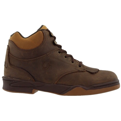 Rhino Leather Work Roper Brown Size 10 Pull On Wellington Pull on Work Ropers | rhino main image 3