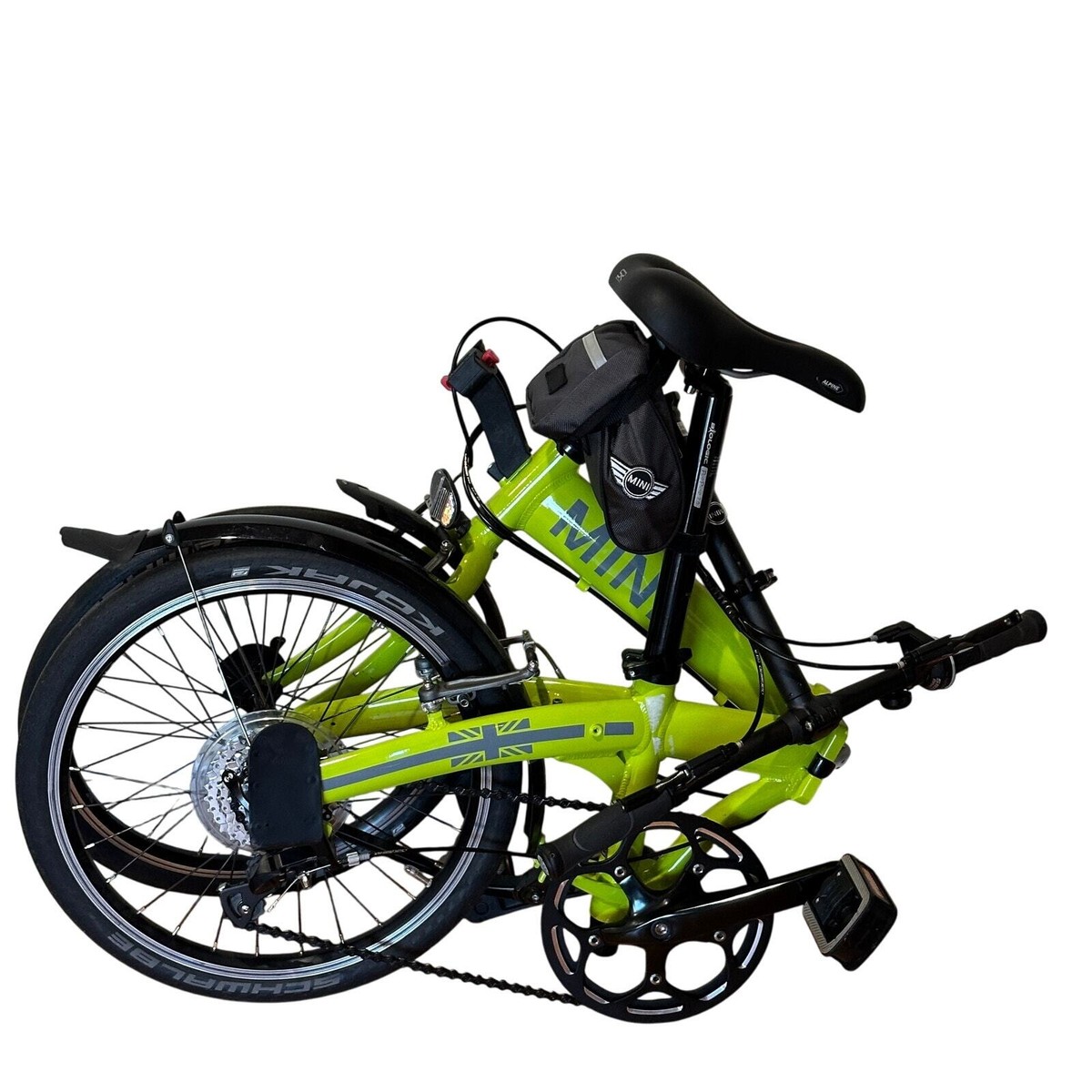 BMW Mini Cooper Foldable Bike Bicycle Bright Yellow/Lime Green