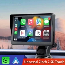 7'' Portable Wireless Apple CarPlay Android Auto Touch Screen Car Radio Stereo