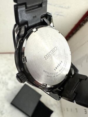 Black Solar Seiko V158-OAMO (Very Good Condition) Made In Japan | eBay